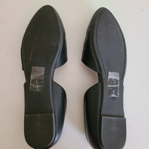 Pierre Dumas NEW in box, black d'orsey flats size 10 Vegan faux leather - Picture 3 of 9